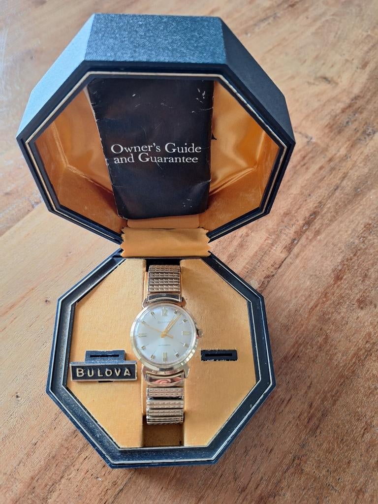 Bulova Automatic 1967 -  Originele Doos, Overige materialen, Polshorloge, Bulova, Verguld
