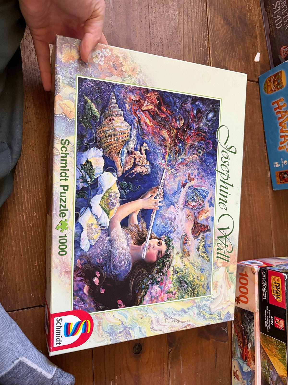 Schmidt Puzzel Josephine Wall toverfluit - 1000 stukjes, Hobby en Vrije tijd, Ophalen of Verzenden, 500 t/m 1500 stukjes, Gebruikt
