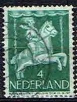 Nederland 1946 nrs. 470 Kinderzegel Draaimolen Kermis GEST1, Postzegels en Munten, Verzenden, Gestempeld, Overige thema's