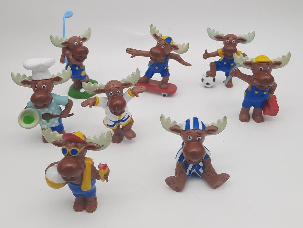 Ikea Eland pvc figuurtjes 8x, Ophalen of Verzenden, Gebruikt