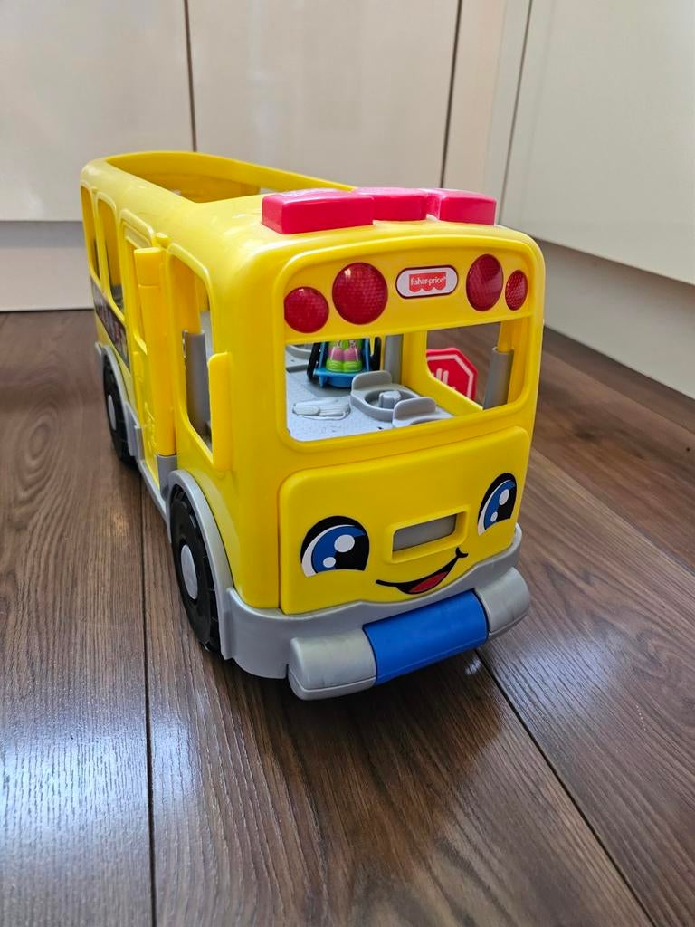 Fisher-Price Little People Grote Schoolbus met geluid, Kinderen en Baby's, Speelgoed | Fisher-Price, Ophalen of Verzenden, Zo goed als nieuw