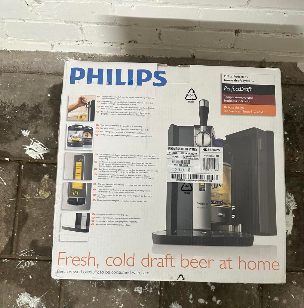 Philips PerfectDraft thuistap systeem HD3620/25, Ophalen, Nieuw, Philips