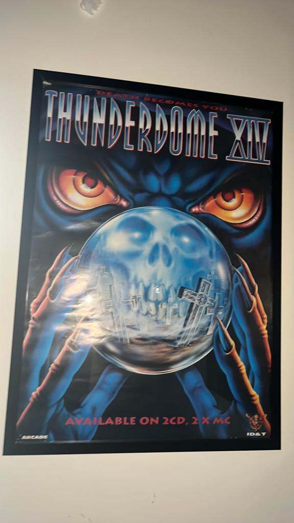 Thunderdome 14 poster, Ophalen of Verzenden, Zo goed als nieuw, Overige genres, Overige formaten