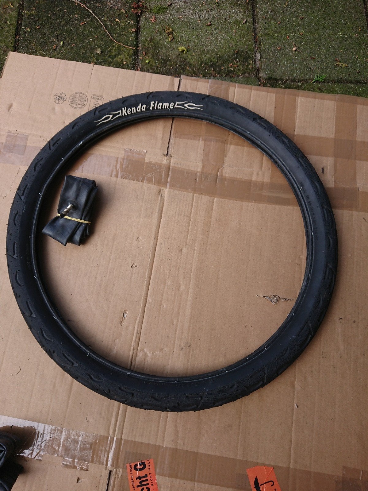 2 Cruiser MTB buitenbanden met binnenbanden 26 inch, Gebruikt, Band, Ophalen of Verzenden, Rubber