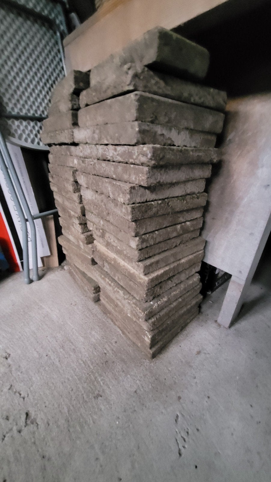 Stoeptegels, gratis af te halen, Tuin en Terras, Tegels en Klinkers, Ophalen, Gebruikt, Minder dan 5 m², Beton