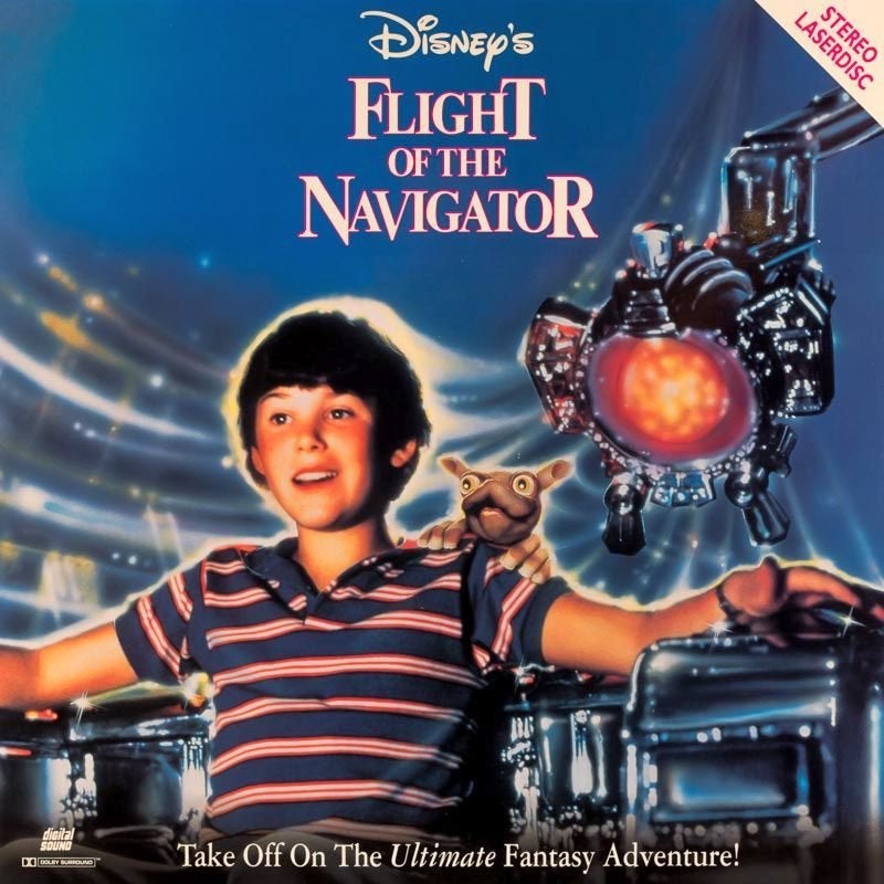 GEVRAAGD LASERDISC FLIGHT OF THE NAVIGATOR, Verzenden, Gebruikt, Film