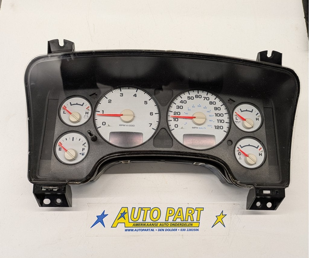 Dodge Ram dashboard klok met door lock module 2002, Gebruikt, PO Box 21-8004 | Auburn Hills, MI 48321-8004, Amerikaanse onderdelen