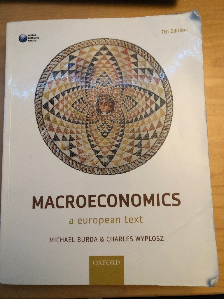 Macroeconomics a european text, Boeken, Ophalen, Alpha, Zo goed als nieuw, WO