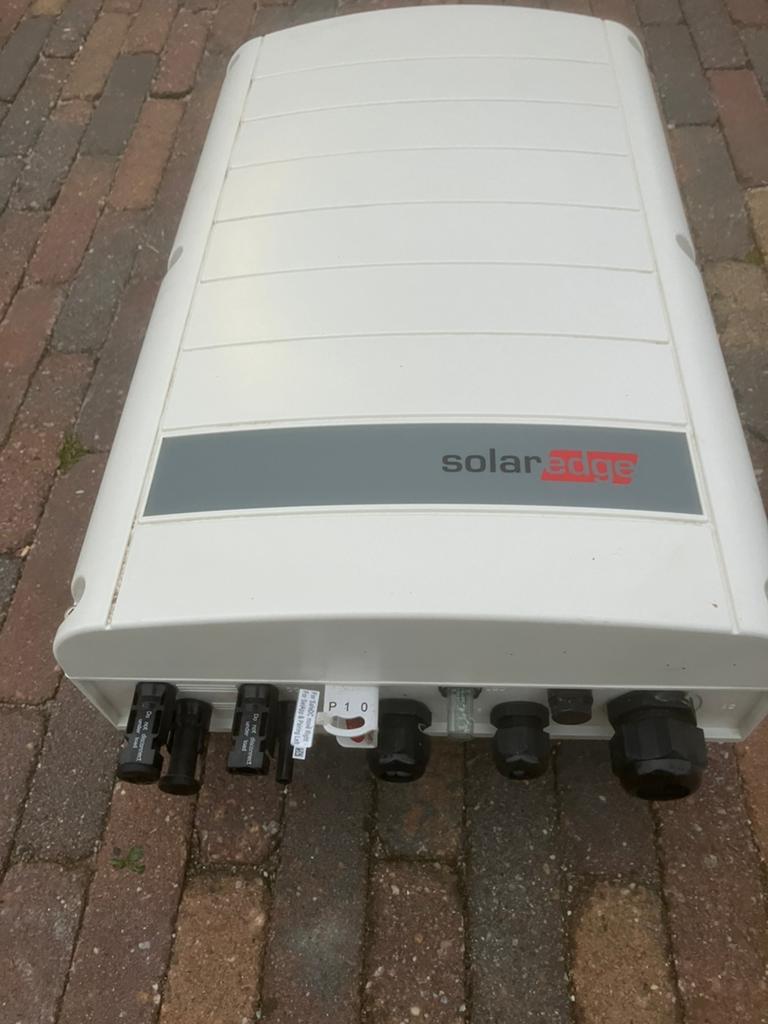 Solar edge omvormer SE7K, Ophalen
