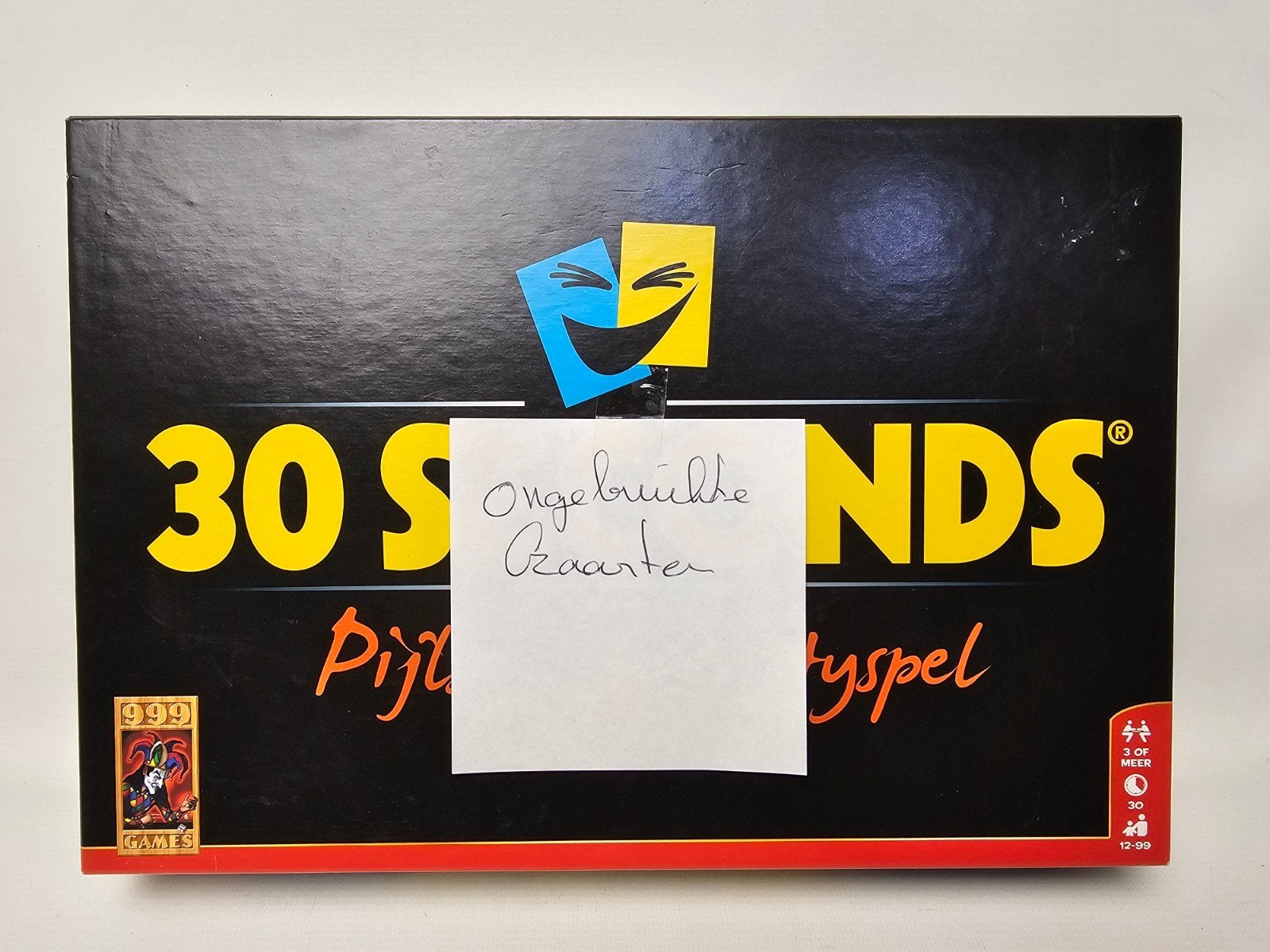 # 30 Seconds Bordspel - Partygame met ongebruikte kaarten, Hobby en Vrije tijd, Gezelschapsspellen | Bordspellen, Zo goed als nieuw