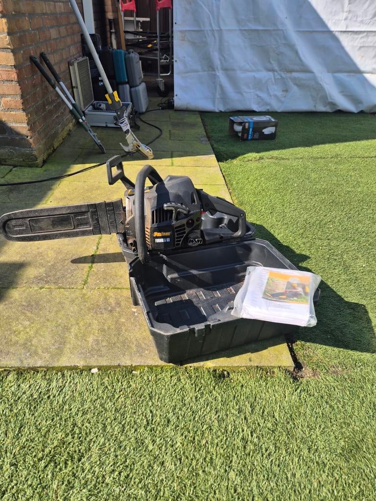 Partner Formula 60 Kettingzaag met handleiding, Tuin en Terras, Handzagen, Ophalen of Verzenden, Gebruikt, Boomzaag, Partner