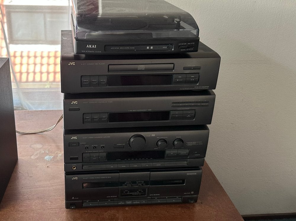 JVC Stereotoren met Akai Platenspeler, Ophalen, Gebruikt, Losse componenten, Cassettedeck