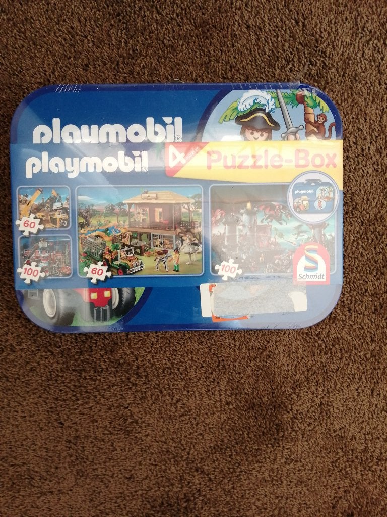 Playmobil 4 puzzelbox NIeuw, Ophalen of Verzenden, Nieuw, Bouwen