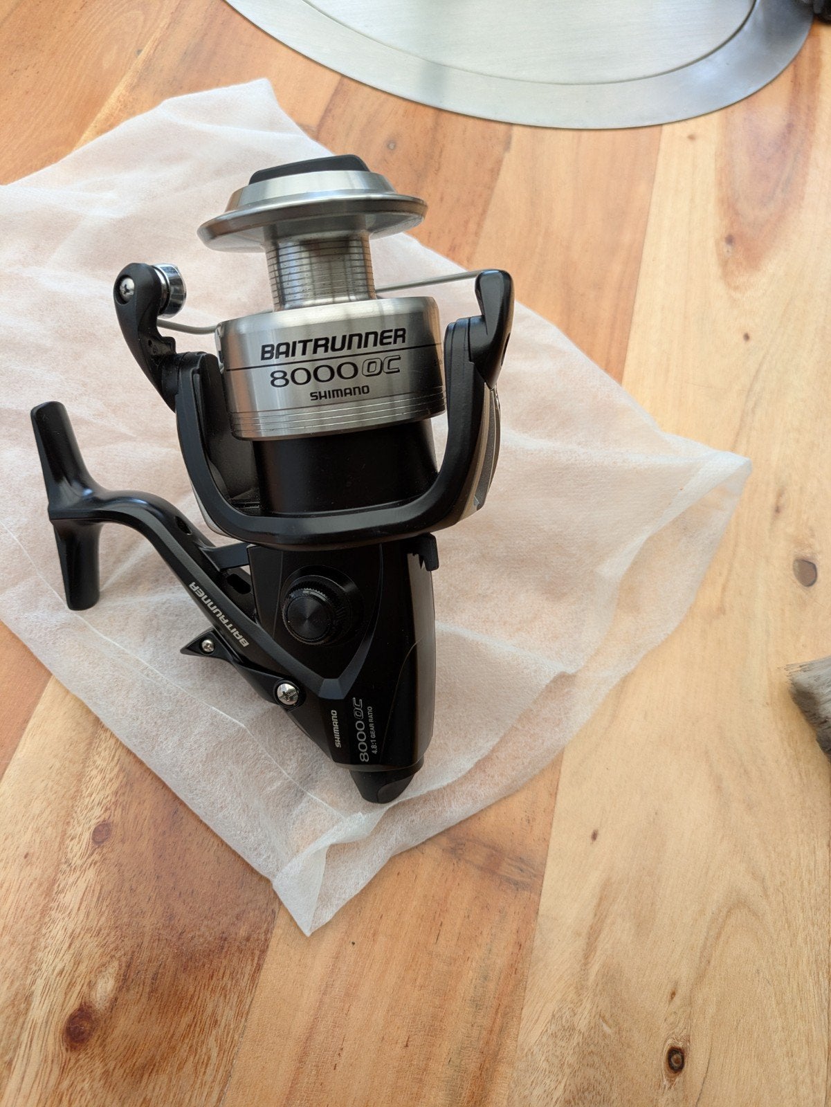 Shimano baitrunner 8000OC, Watersport en Boten, Ophalen, Nieuw, Molen