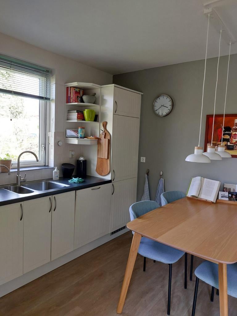 Luxaflex Praxis zeeblauw/groen 123x97,5 cm, Huis en Inrichting, Stoffering | Gordijnen en Lamellen, Zo goed als nieuw, 100 tot 150 cm