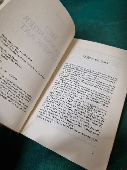 boek het manninger syndicaat owen sela, Ophalen of Verzenden