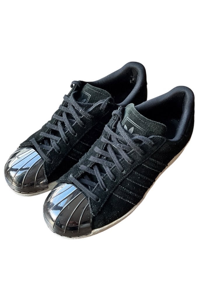 Adidas sneakers Superstar 80s Metal Toe dames 36,5 low top, Ophalen of Verzenden, Gedragen, Zwart, Sneakers of Gympen