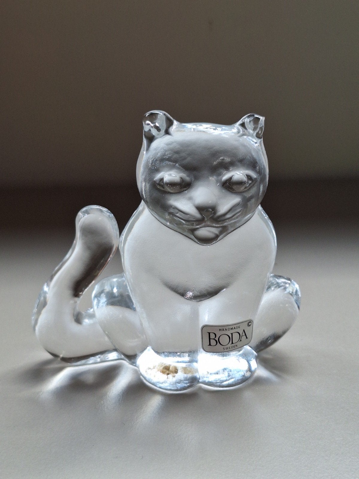 Bertil Vallien-Kosta boda-Poes-Zoo serie-gelabeld, Ophalen of Verzenden, Dier