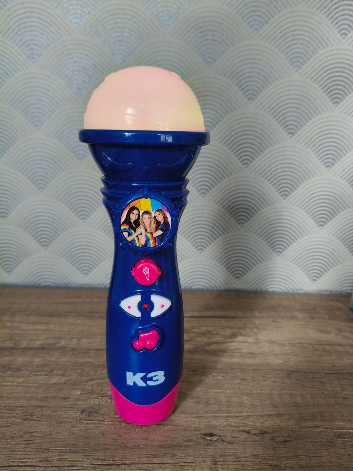 K3 Microfoon met Licht en Geluid - Karaoke Plezier, Ophalen of Verzenden, Meisje