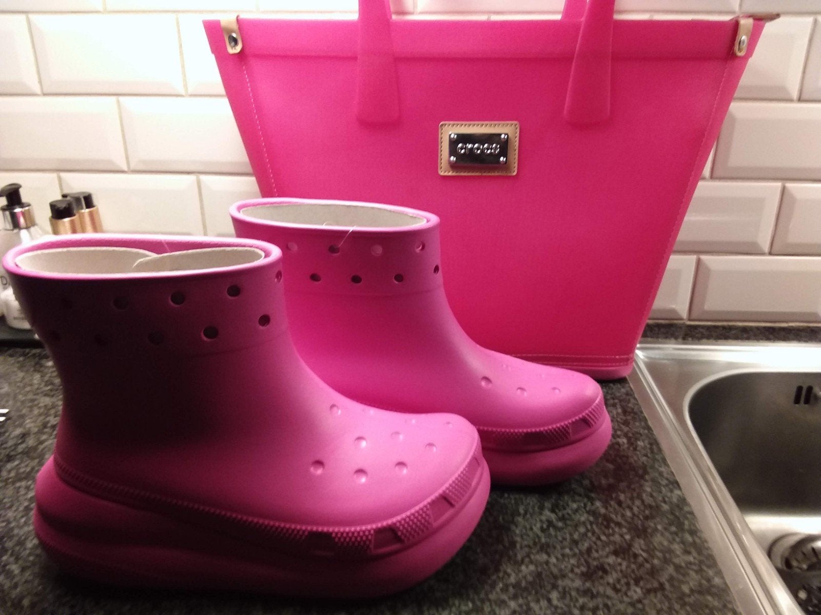 Crocs Crush boots. Maat 37/38., Ophalen of Verzenden, Nieuw, Meisje, Laarzen