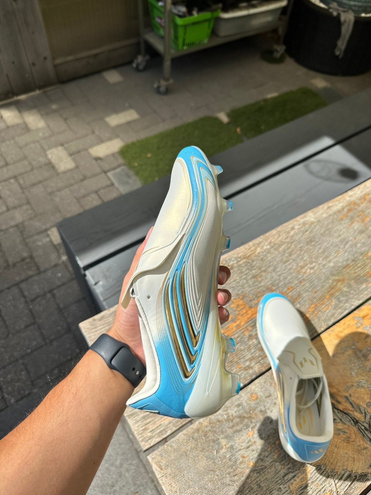 Adidas F50 Messi Elite FG Maat 42.5 Limited Messi Edition ‼️, Blauw, Sportschoenen, Nieuw, Ophalen of Verzenden