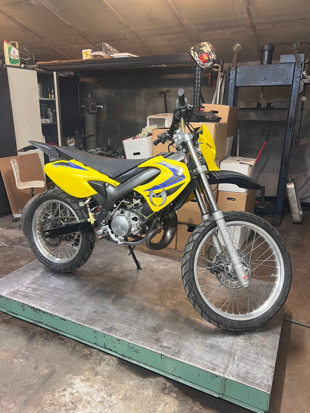 Malaguti XTM 50 compeet gereviseerd, Fietsen en Brommers, Ophalen, 6 versnellingen, Zo goed als nieuw, 50 cc