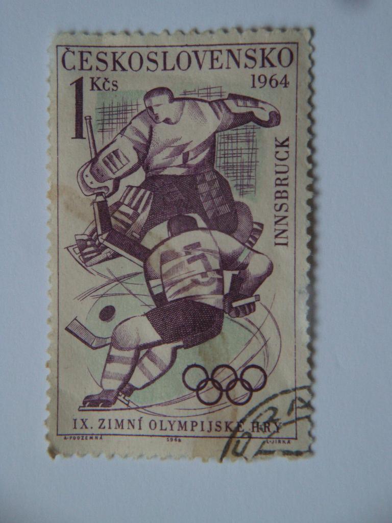 Tsjechoslowakije postzegel 1 Kroon 1964., Postzegels en Munten, Postzegels | Europa | Overig, Verzenden, Overige landen, Gestempeld