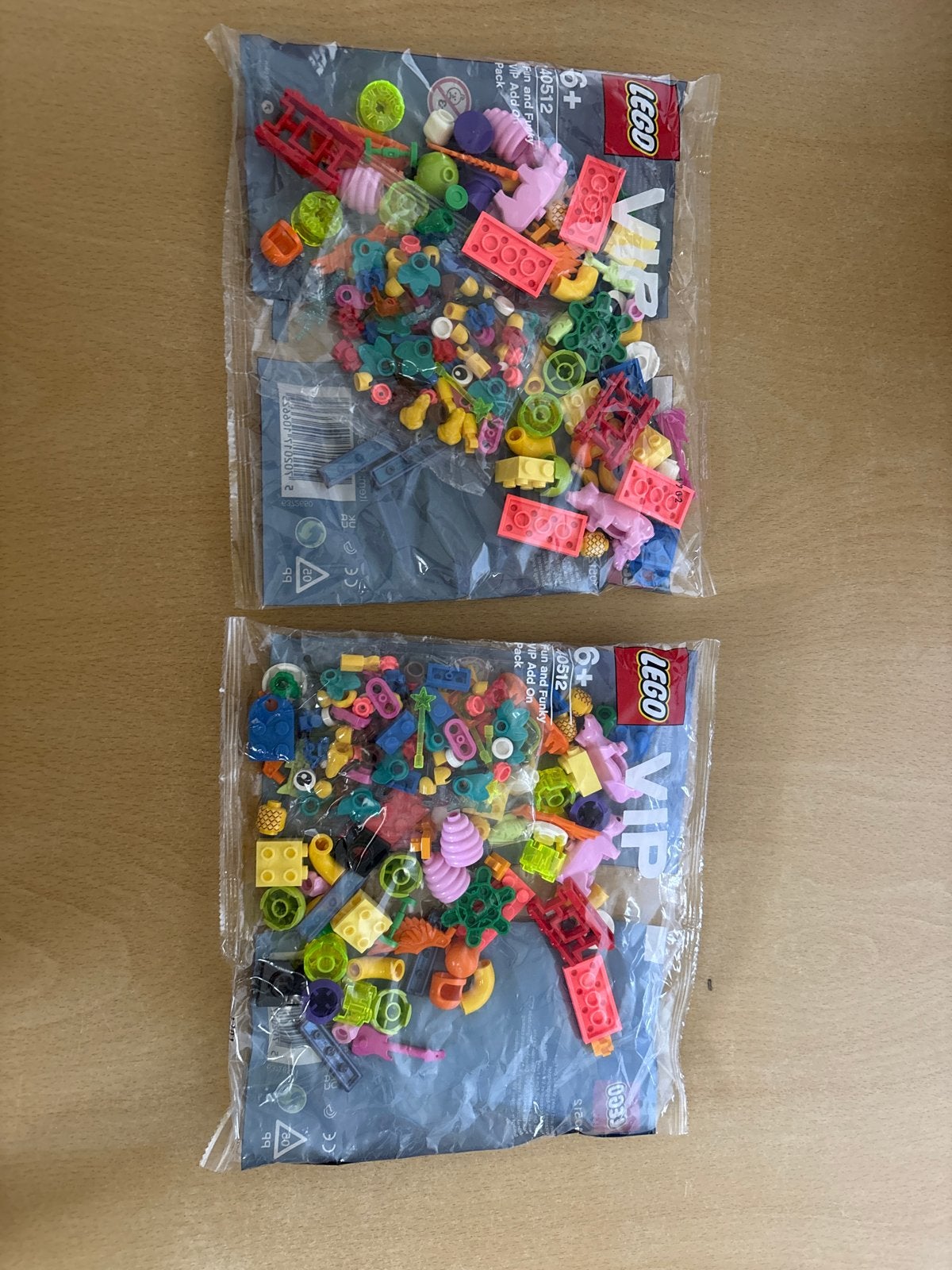 Lego VIP 40512 Fun and Funky VIP Add On Pack (2x), Lego, Nieuw, Ophalen of Verzenden, Losse stenen