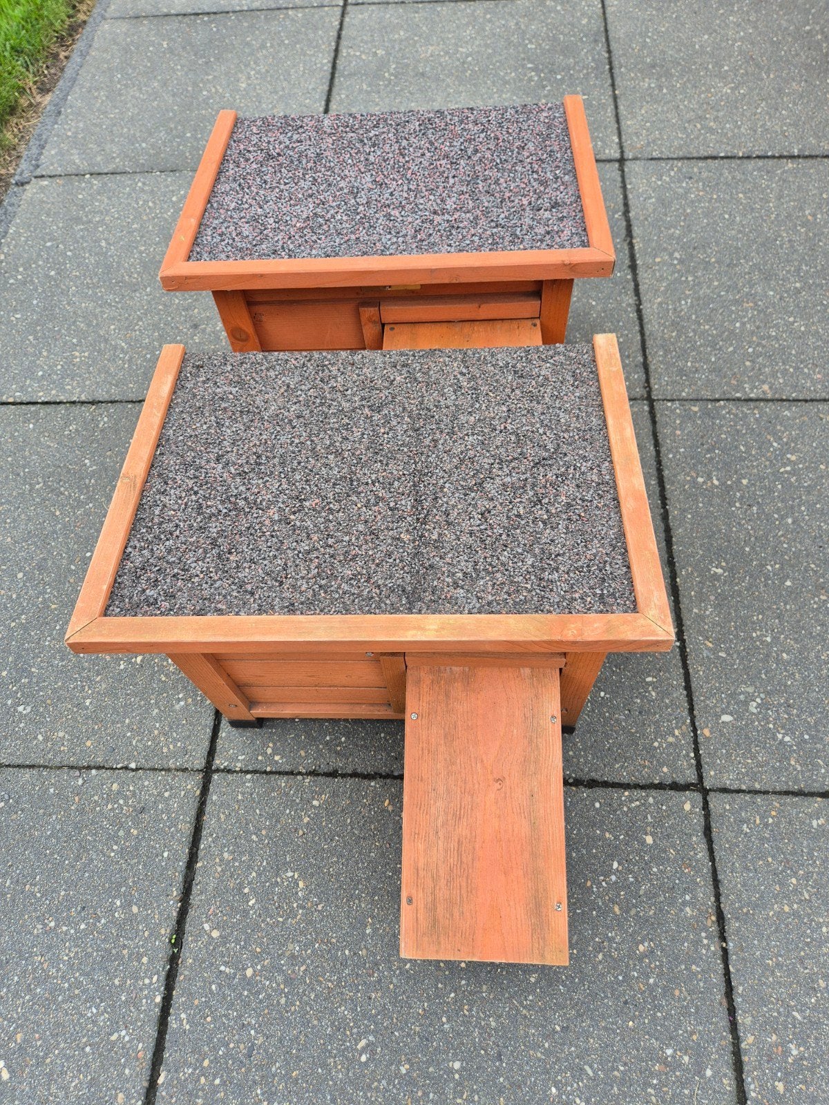 2 Egelhuisje aan elkaar., Ophalen of Verzenden, Gebruikt, Minder dan 75 cm, Minder dan 60 cm