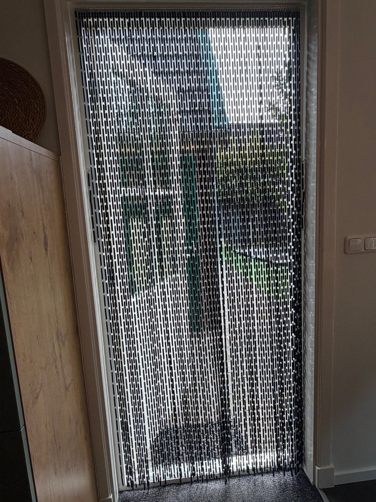 Vliegengordijn grijs (100x230cm), Ophalen, Zwart, Kunststof, Vliegengordijn
