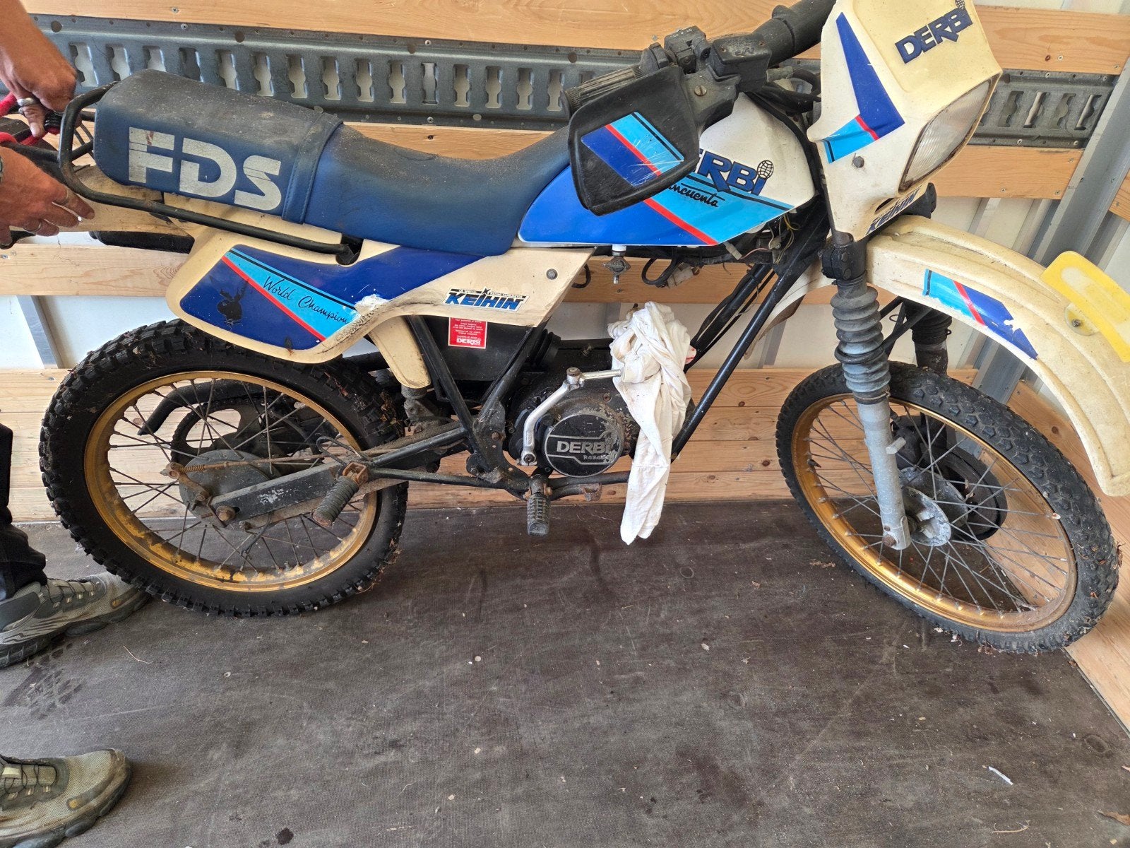 Derbi FDS bromfiets - Klassieke off-road stijl, Ophalen of Verzenden, Gebruikt