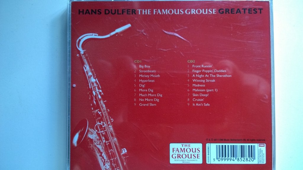 Hans Dulfer - The Famous Grouse Greatest, Ophalen of Verzenden, Zo goed als nieuw, Jazz