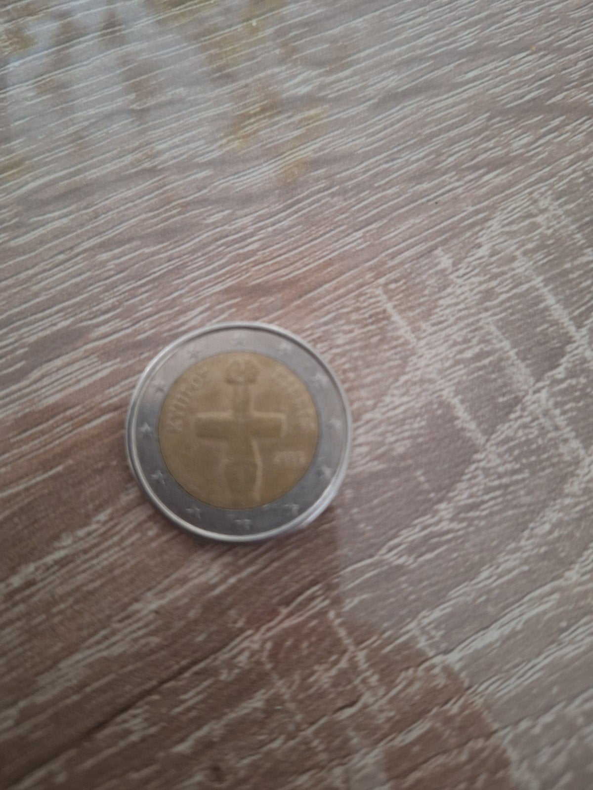cyprus €2 munt, Postzegels en Munten, Ophalen of Verzenden, Cyprus, 2 euro