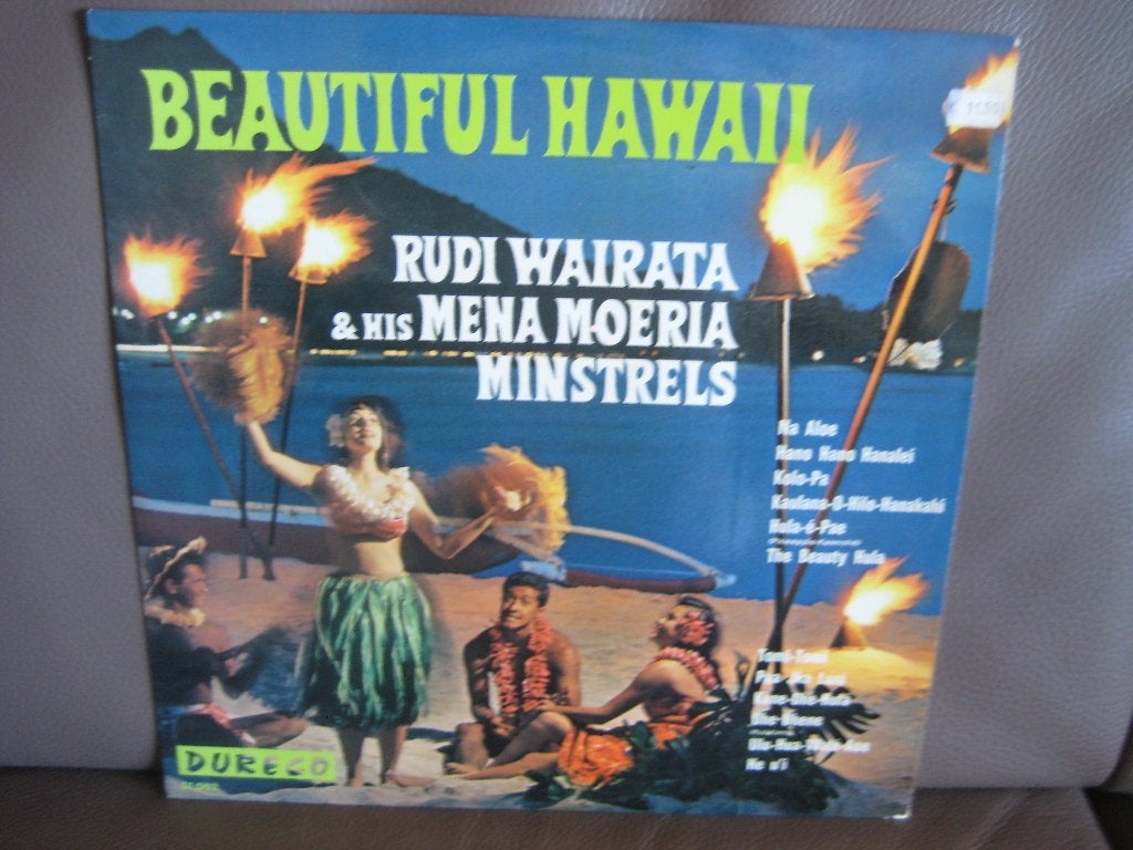 Rudi Wairata & His Mena Moeria Minstrels – Beautiful Hawaii, Verzenden, Zo goed als nieuw, 12 inch, Overige genres