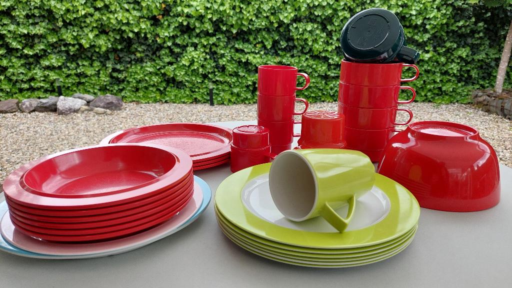 Mepal servies, Caravans en Kamperen, Ophalen, Gebruikt