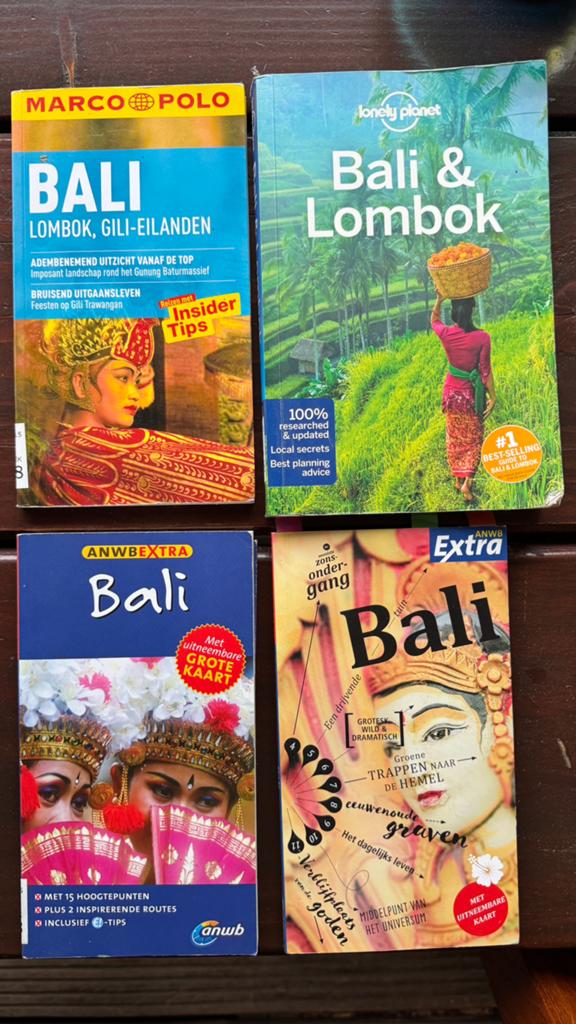 4 reisboekjes over Bali, Overige merken, Ophalen of Verzenden, Zo goed als nieuw, Reisgids of -boek