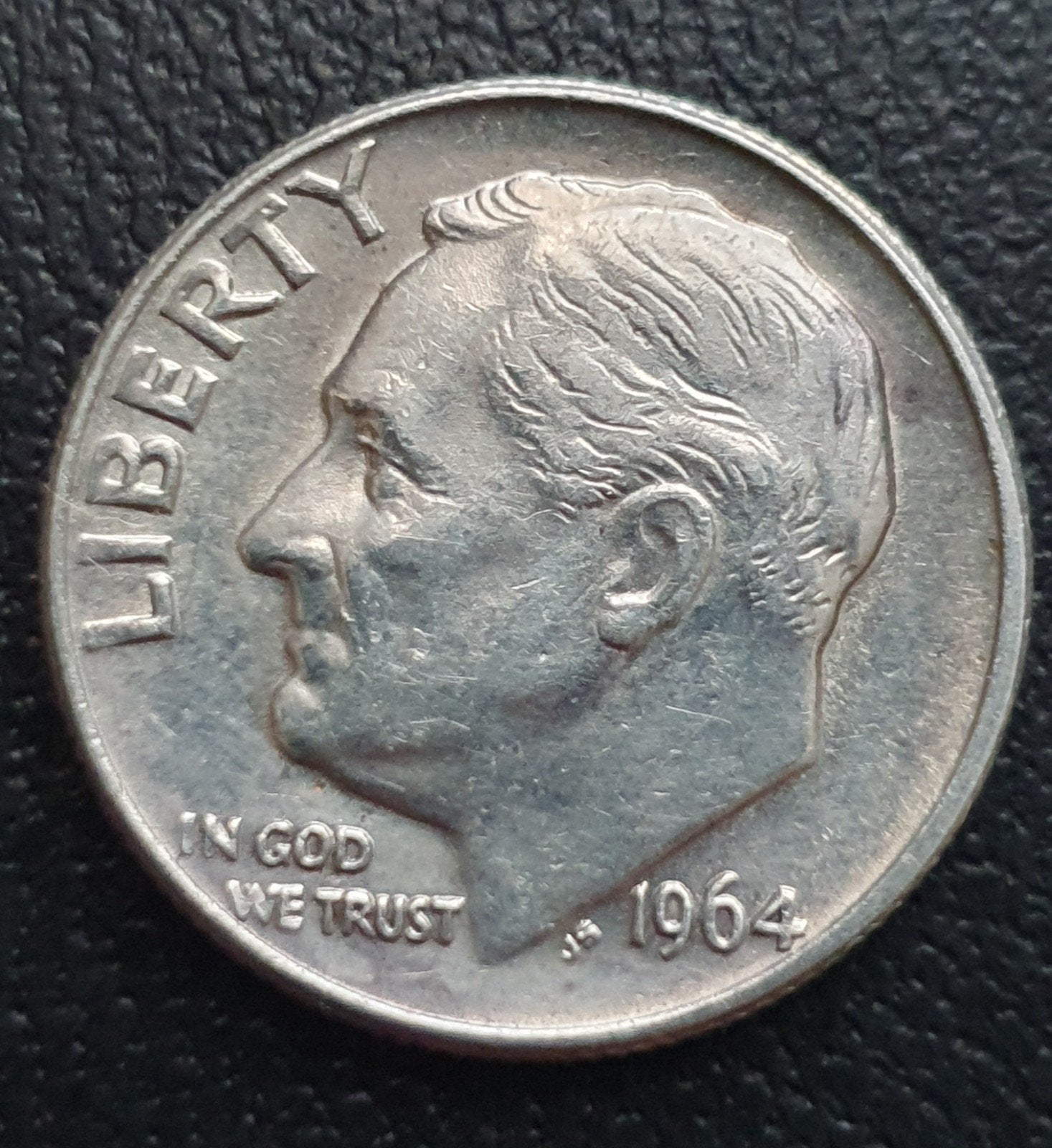 One dime munt uit 1964 Amerika., Ophalen of Verzenden, Noord-Amerika, Losse munt, Zilver