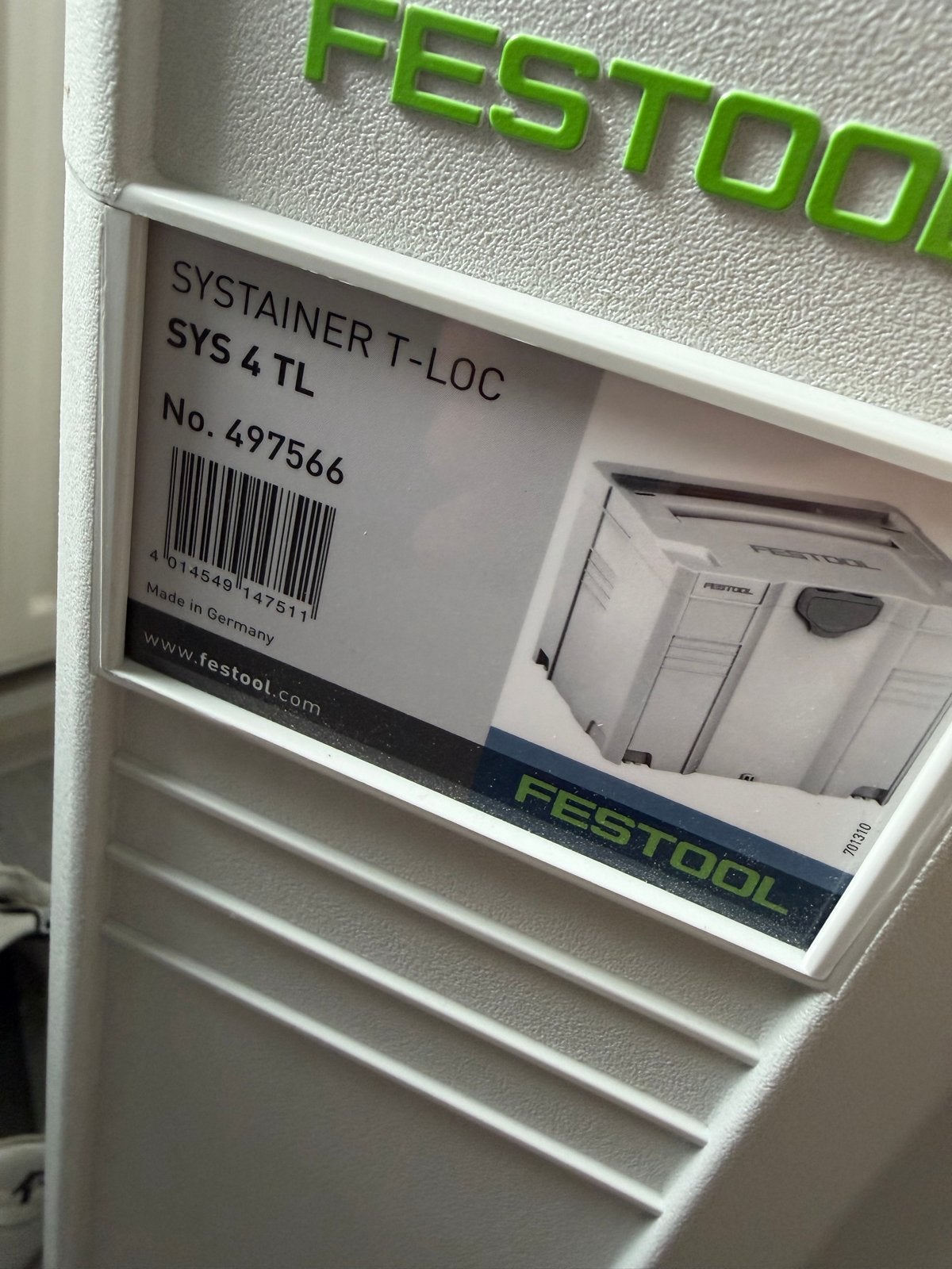 Festool Systainer T-LOC SYS 4 TL - Zo goed als nieuw, Ophalen of Verzenden, Zo goed als nieuw