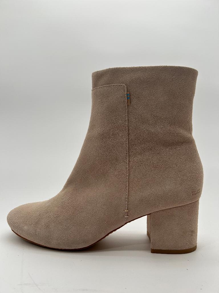 Toms, maat 42 elegante crème witte laarsjes, Kleding | Dames, Schoenen, Verzenden, Wit, Lage of Enkellaarzen, Zo goed als nieuw