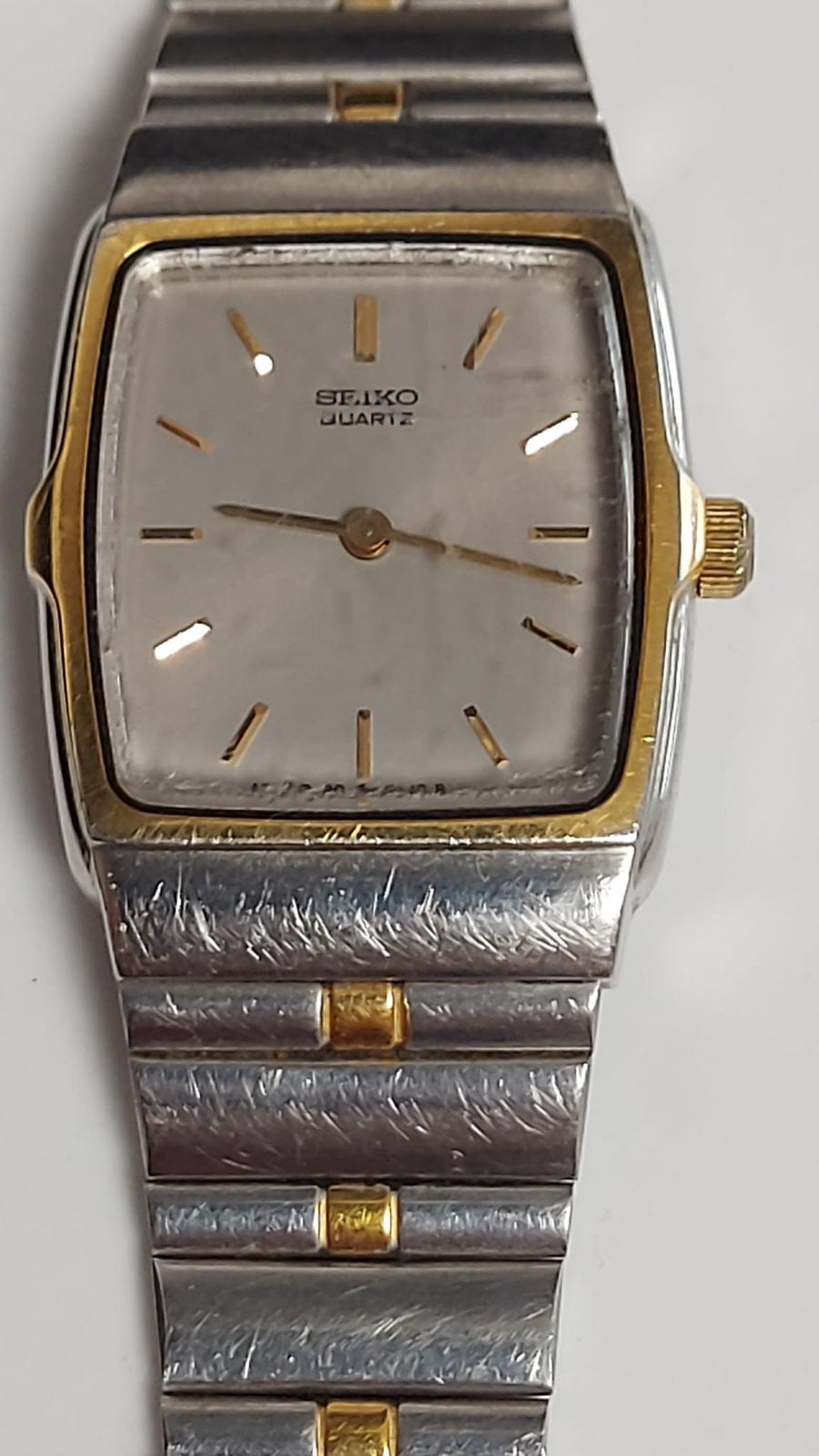 Seiko 2P20-5070 vintage dameshorloge, Ophalen, Gebruikt, Staal, Seiko