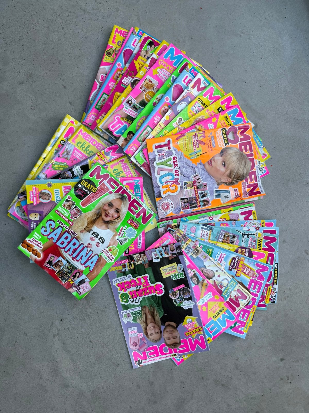 Grote collectie Meiden Magazine tijdschriften, Ophalen, Gelezen, Damesbladen