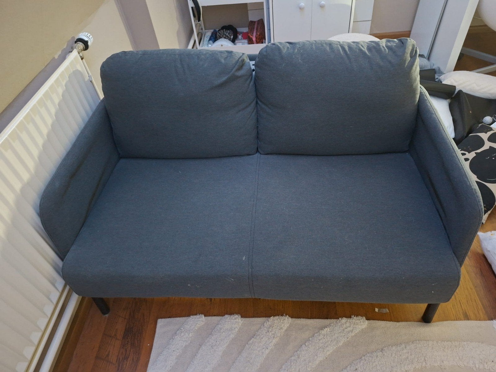 Ikea Glostad bankje, Huis en Inrichting, Ophalen, Tweepersoons, 75 tot 100 cm, Zo goed als nieuw