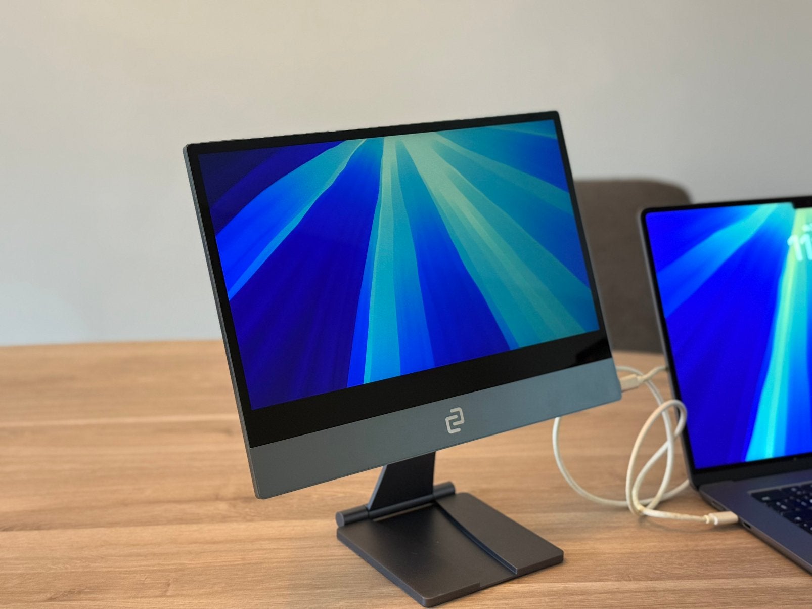 espresso 13 portable monitor + stand + hoes | USB-C, Full HD, Ophalen of Verzenden, Zo goed als nieuw, USB-C