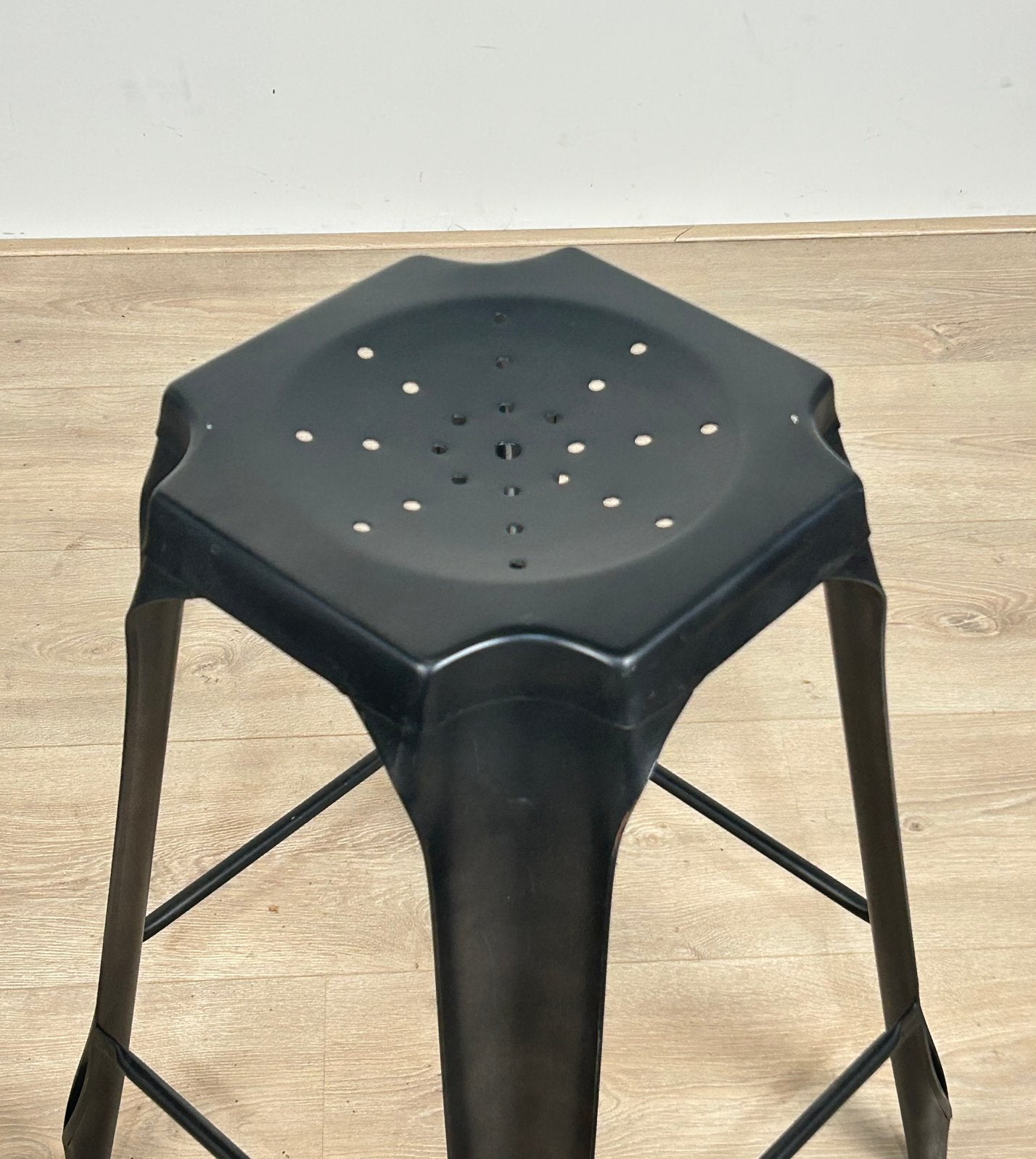 Metalen barkrukken matzwart | Nieuw | Goedkoop, Ophalen, 5 krukken of meer, Met voetsteun, 60 tot 90 cm