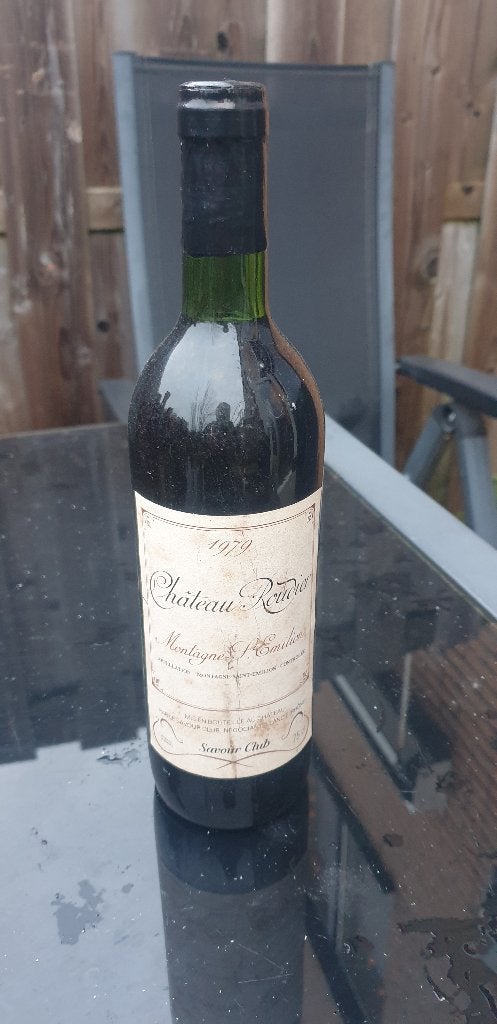 1979 Chateau Roudier Montagne Ste.Emilion, Frankrijk, Nieuw, Ophalen of Verzenden, Rode wijn