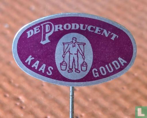 Speldje - De Producent Kaas Gouda [paars], Ophalen of Verzenden, Zo goed als nieuw, Merk, Speldje of Pin