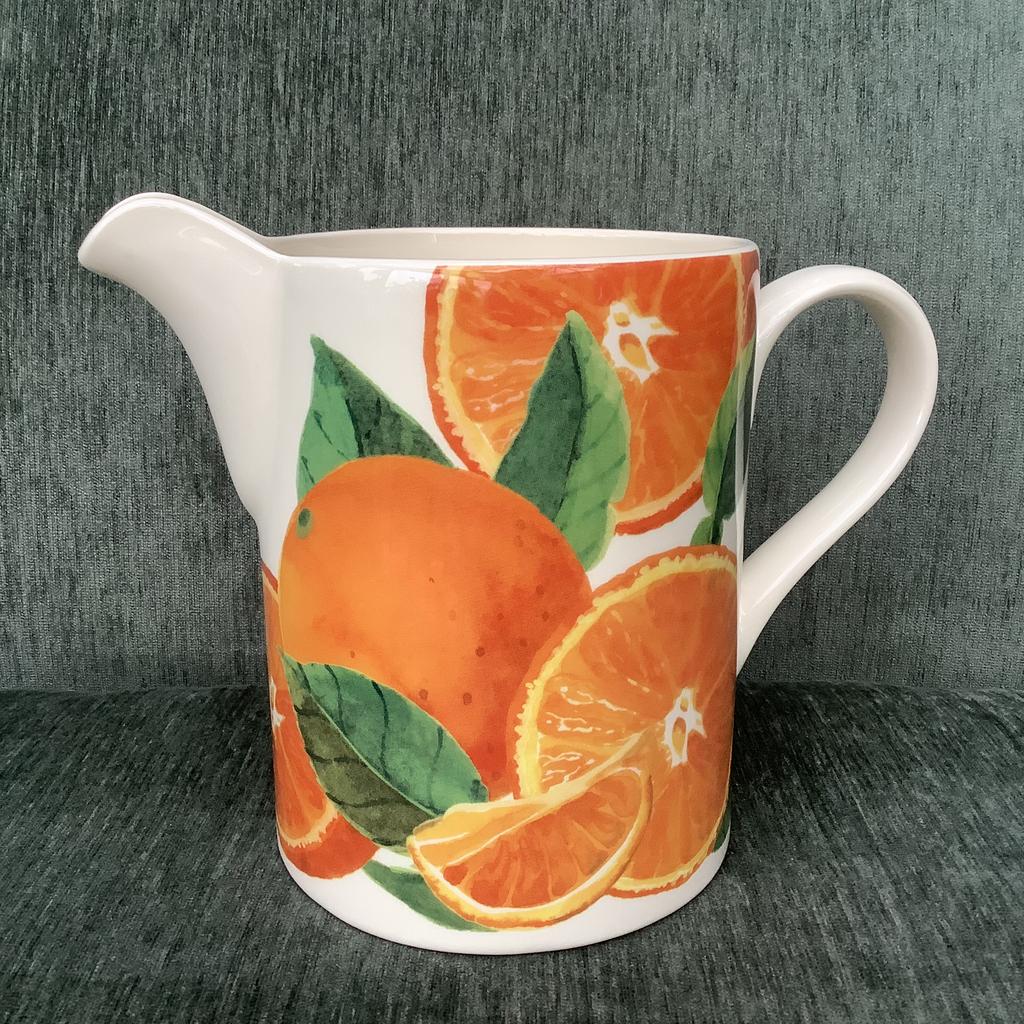 Emma Bridgewater-servies-VEGETABLE GARDEN/Oranges🍊Jug-Nieuw, Overige typen, Nieuw, Ophalen of Verzenden, Overige stijlen