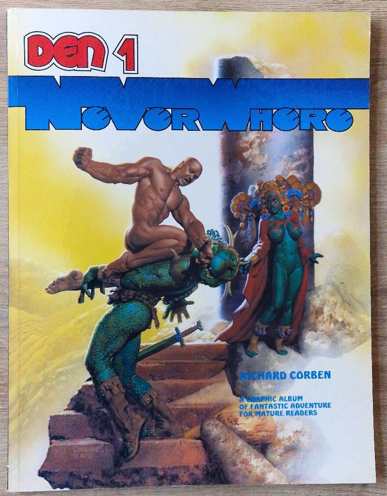 Den 1 Neverwhere 1991, Gelezen, Richard Corben, Eén stripboek, Ophalen of Verzenden