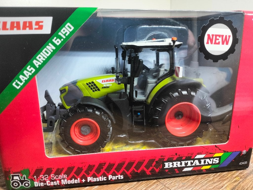 Te koop Britains Claas Arion 6.190., Ophalen of Verzenden, Nieuw, Tractor of Landbouw, Britains