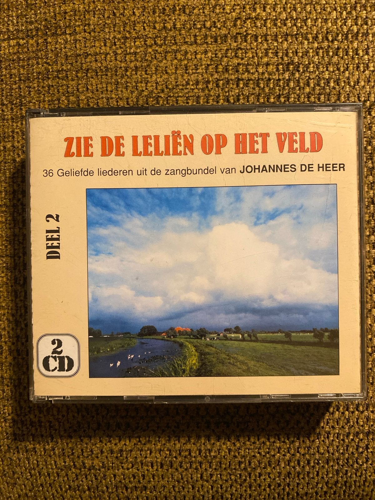 Zie de Lelien op het Veld Deel 2 - Johannes de Heer (2CD), Geestelijke liederen, Ophalen of Verzenden, Zo goed als nieuw, Inclusief doosje